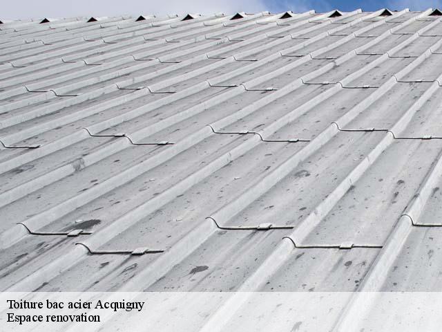 Toiture bac acier  acquigny-27400 Espace renovation