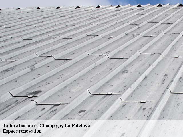 Toiture bac acier  champigny-la-futelaye-27220 Espace renovation