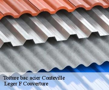 Toiture bac acier conteville-27210 Leger F Couverture