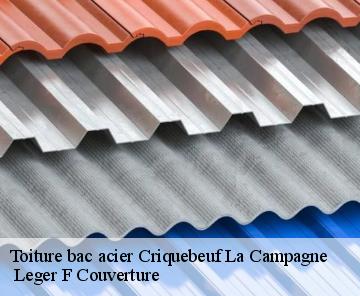 Toiture bac acier criquebeuf-la-campagne-27110 Leger F Couverture