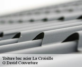 Toiture bac acier la-croisille-27190 G David Couverture
