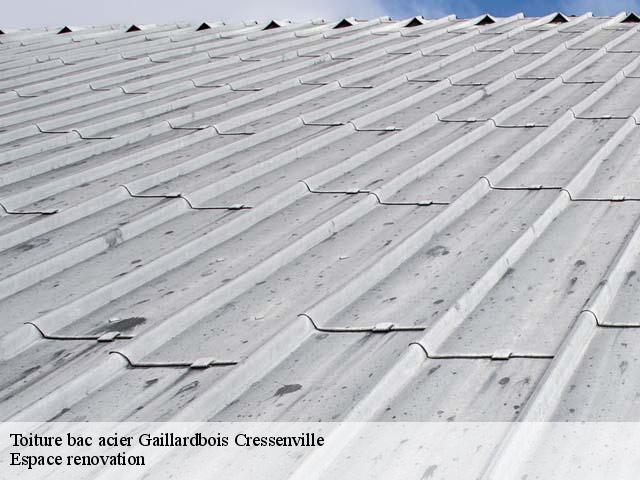 Toiture bac acier  gaillardbois-cressenville-27440 Espace renovation