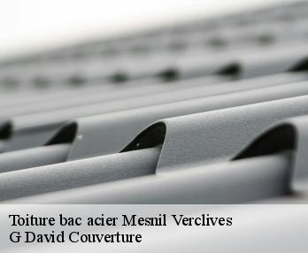 Toiture bac acier mesnil-verclives-27440 G David Couverture