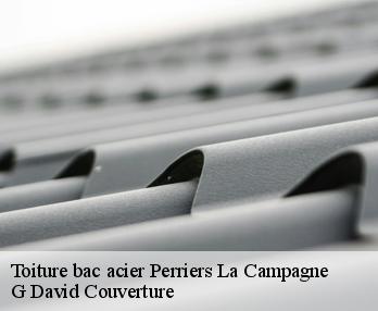 Toiture bac acier  perriers-la-campagne-27170 G David Couverture