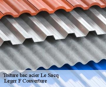 Toiture bac acier le-sacq-27240 Leger F Couverture