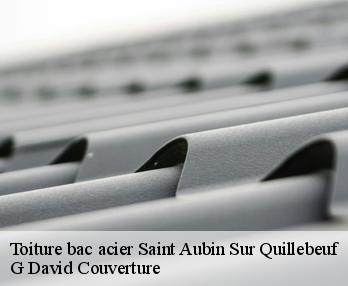 Toiture bac acier  saint-aubin-sur-quillebeuf-27680 G David Couverture