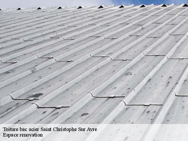 Toiture bac acier  saint-christophe-sur-avre-27820 Espace renovation