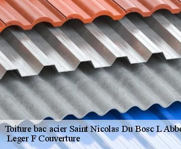 Toiture bac acier saint-nicolas-du-bosc-l-abbe-27300 Leger F Couverture