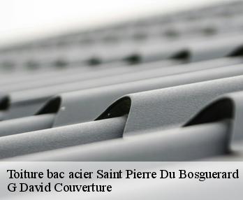 Toiture bac acier saint-pierre-du-bosguerard-27370 G David Couverture