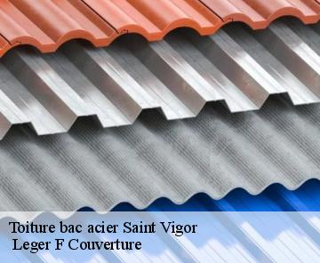 Toiture bac acier saint-vigor-27930 Leger F Couverture