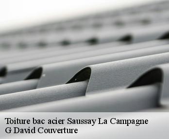 Toiture bac acier  saussay-la-campagne-27150 G David Couverture