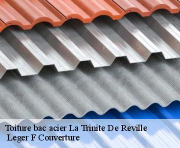 Toiture bac acier la-trinite-de-reville-27270 Leger F Couverture