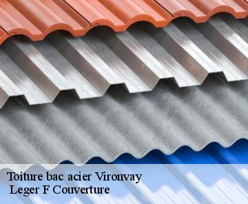 Toiture bac acier vironvay-27400 Leger F Couverture