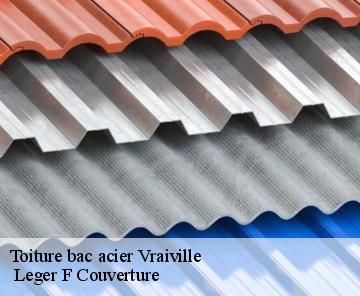Toiture bac acier vraiville-27370 Leger F Couverture
