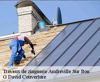 Travaux de zinguerie amfreville-sur-iton-27400 G David Couverture