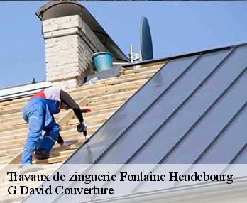 Travaux de zinguerie  fontaine-heudebourg-27490 G David Couverture