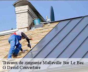 Travaux de zinguerie  malleville-sur-le-bec-27800 G David Couverture
