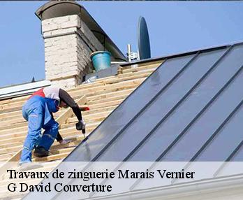 Travaux de zinguerie marais-vernier-27680 G David Couverture