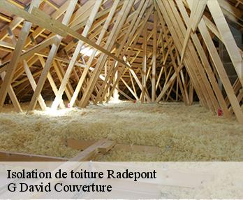 Isolation de toiture  radepont-27380 G David Couverture