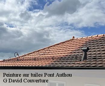 Peinture sur tuiles  pont-authou-27290 G David Couverture