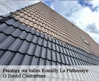 Peinture sur tuiles
