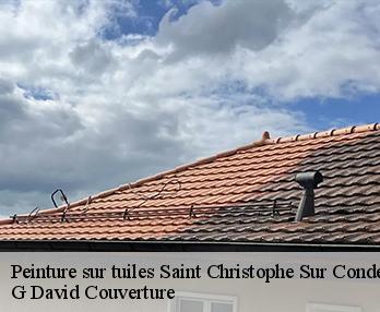Peinture sur tuiles  saint-christophe-sur-conde-27450 G David Couverture