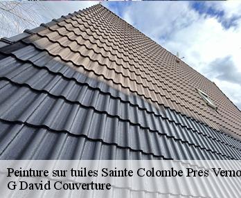 Peinture sur tuiles
