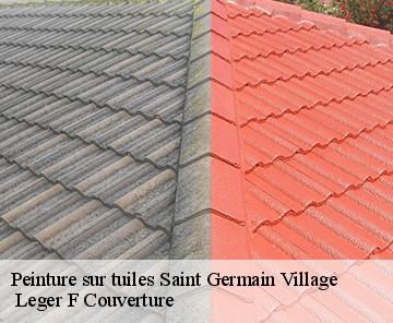 Peinture sur tuiles saint-germain-village-27500 Leger F Couverture