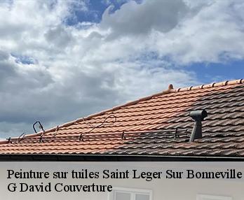 Peinture sur tuiles  saint-leger-sur-bonneville-27210 G David Couverture
