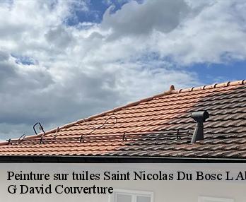 Peinture sur tuiles  saint-nicolas-du-bosc-l-abbe-27300 G David Couverture