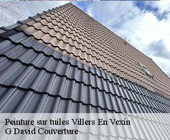 Peinture sur tuiles