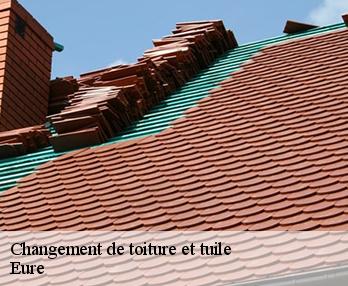 Changement de toiture et tuile Eure