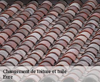 Changement de toiture et tuile Eure 