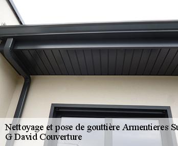 Nettoyage et pose de gouttière