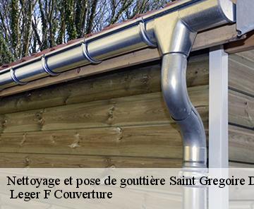 Nettoyage et pose de gouttière  saint-gregoire-du-vievre-27450 Espace renovation