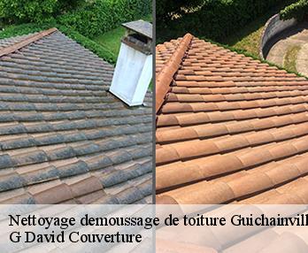 Nettoyage demoussage de toiture guichainville-27930 G David Couverture