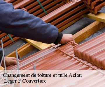 Changement de toiture et tuile aclou-27800 Leger F Couverture