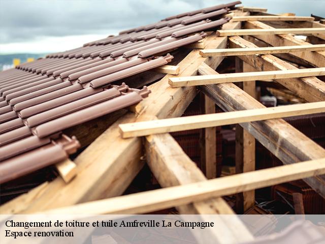 Changement de toiture et tuile  amfreville-la-campagne-27370 Espace renovation