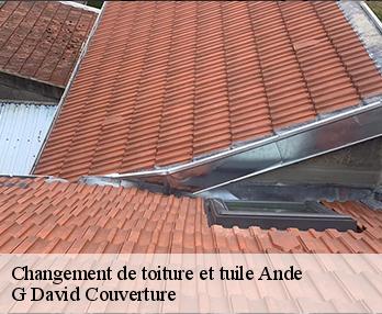 Changement de toiture et tuile ande-27430 G David Couverture