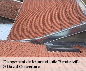 Changement de toiture et tuile bernienville-27180 G David Couverture