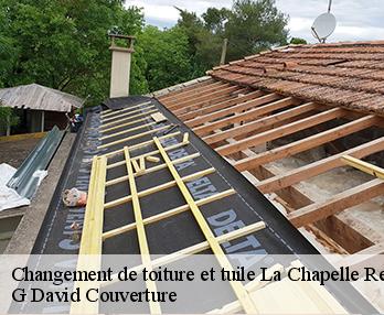 Changement de toiture et tuile