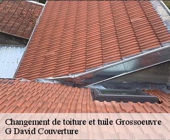 Changement de toiture et tuile  grossoeuvre-27220 G David Couverture