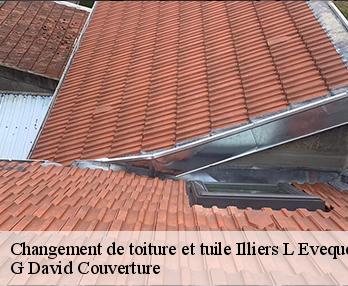 Changement de toiture et tuile  illiers-l-eveque-27770 G David Couverture