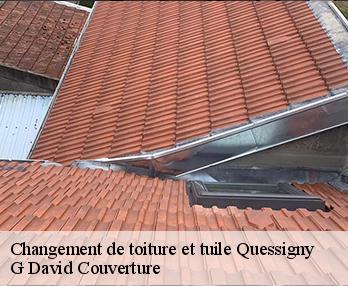 Changement de toiture et tuile quessigny-27220 G David Couverture