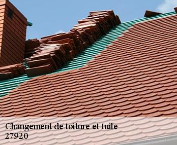 Changement de toiture et tuile 27920