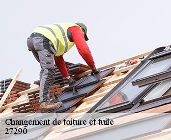 Changement de toiture et tuile