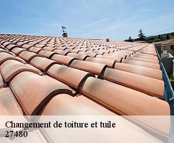 Changement de toiture et tuile  27480