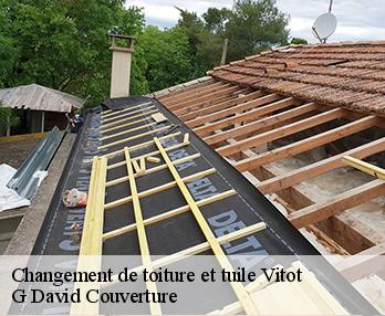 Changement de toiture et tuile