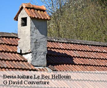 Devis toiture  le-bec-hellouin-27800 G David Couverture