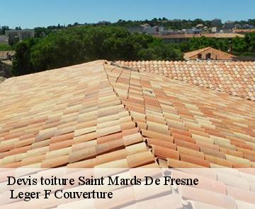 Devis toiture saint-mards-de-fresne-27230 Leger F Couverture